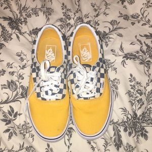 Yellow Checkered Vans (Rare)
